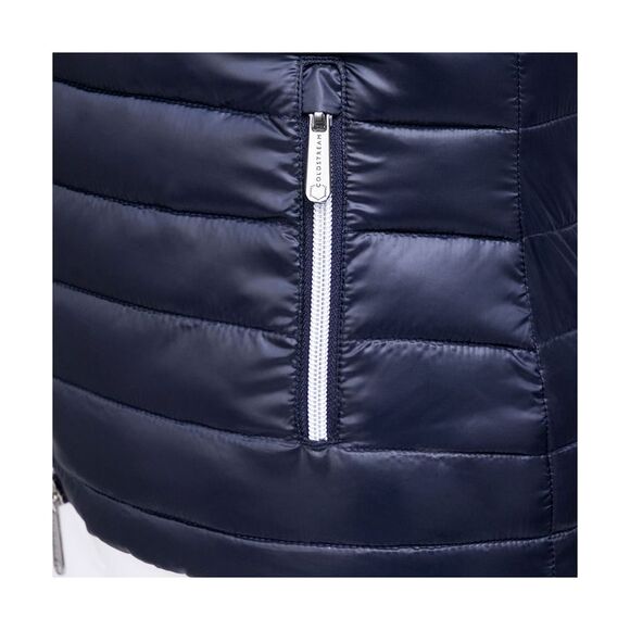 Coldstream Womens/Ladies Southdean Quilted Coat / Navy/White/Blue - Picture 2 of 8